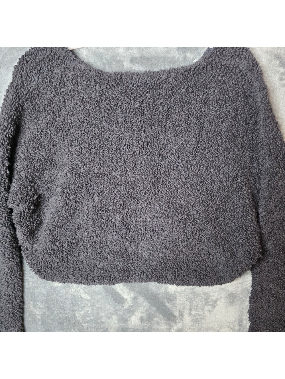 Free People Popcorn Pullover Black Sweater Women's Sz XS - Picture 6 of 8